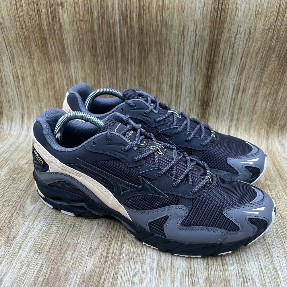 Mizuno Wave Rider 10 Cordura Men's Size 10 Black Sand Quiet Shade D1GA256301